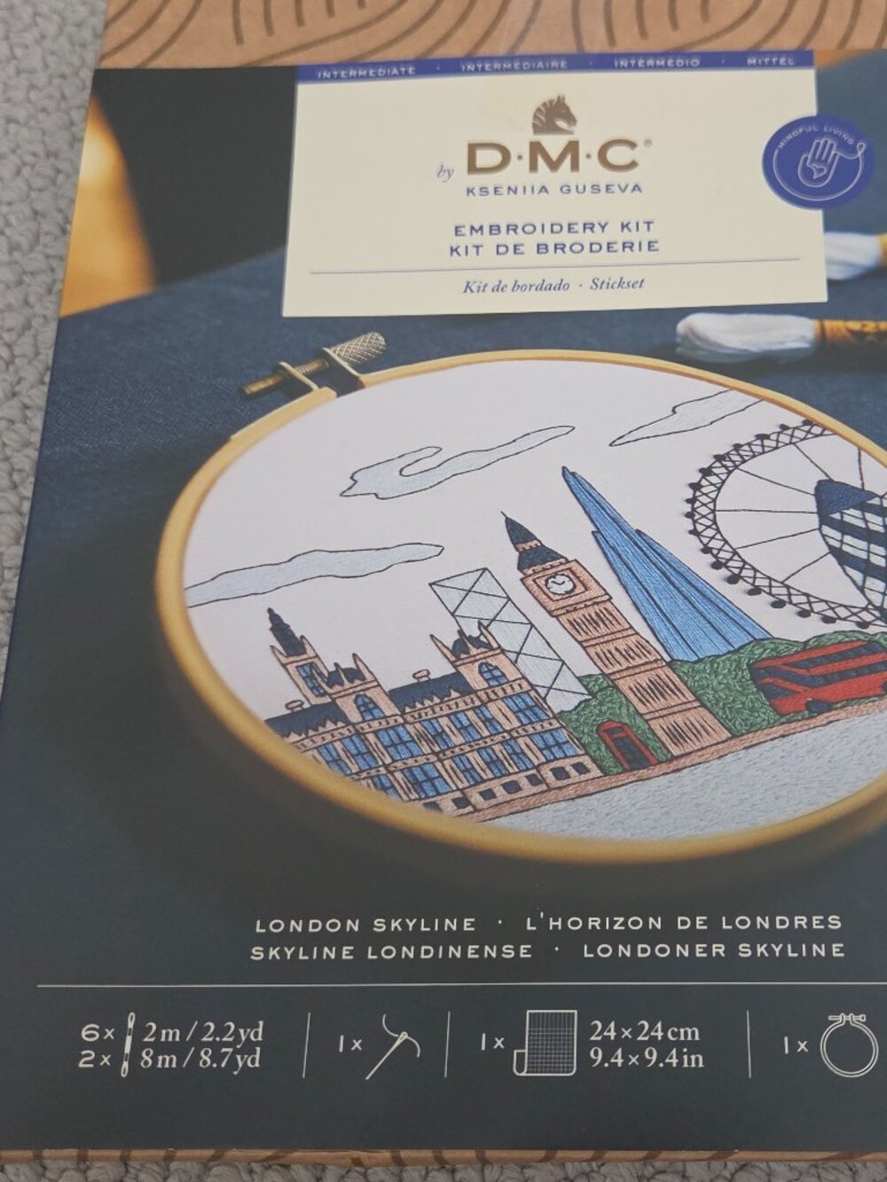 DMC Embroidery Kit - London